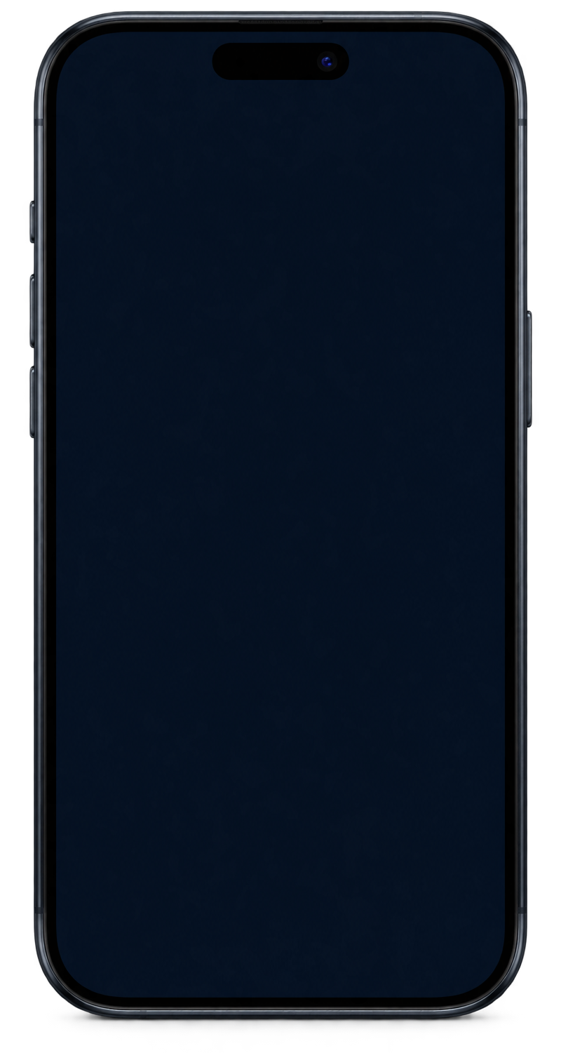 Mockup chytrého telefonu